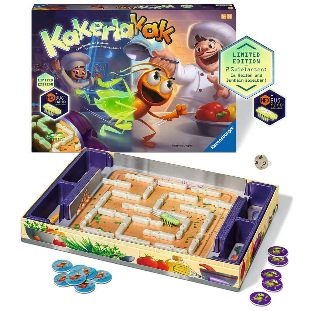 Ravensburger Spiel Kakerlakak Glow in the dark