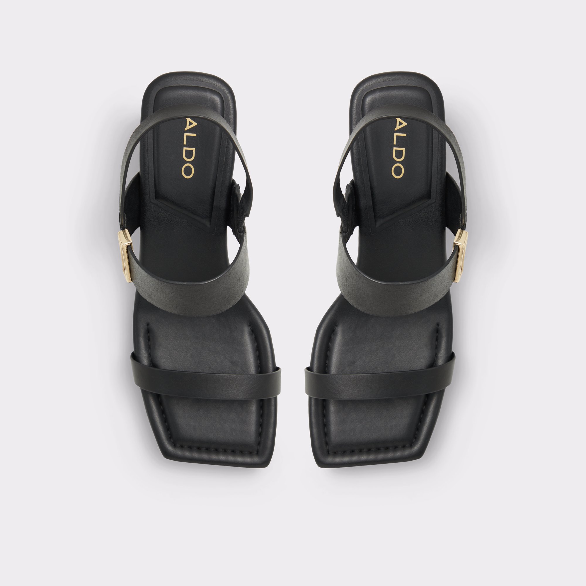 Fidles Black Women Strappy Sandals