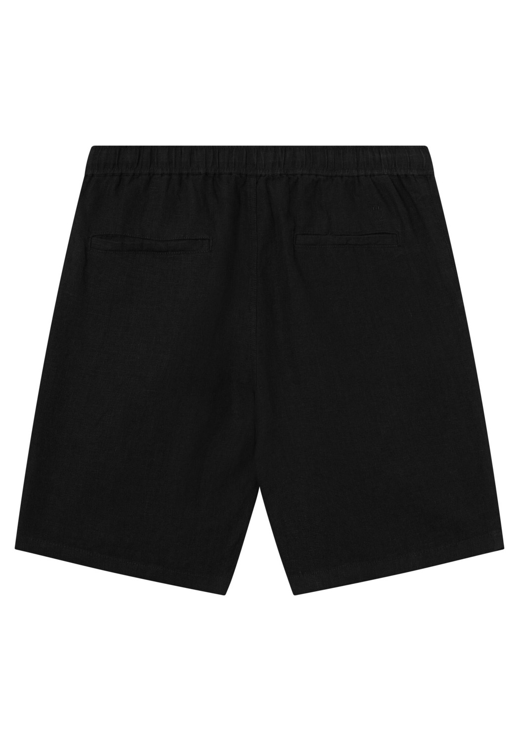 Knowledge Cotton Apparel Leinenshorts Fig Loose Black Jet