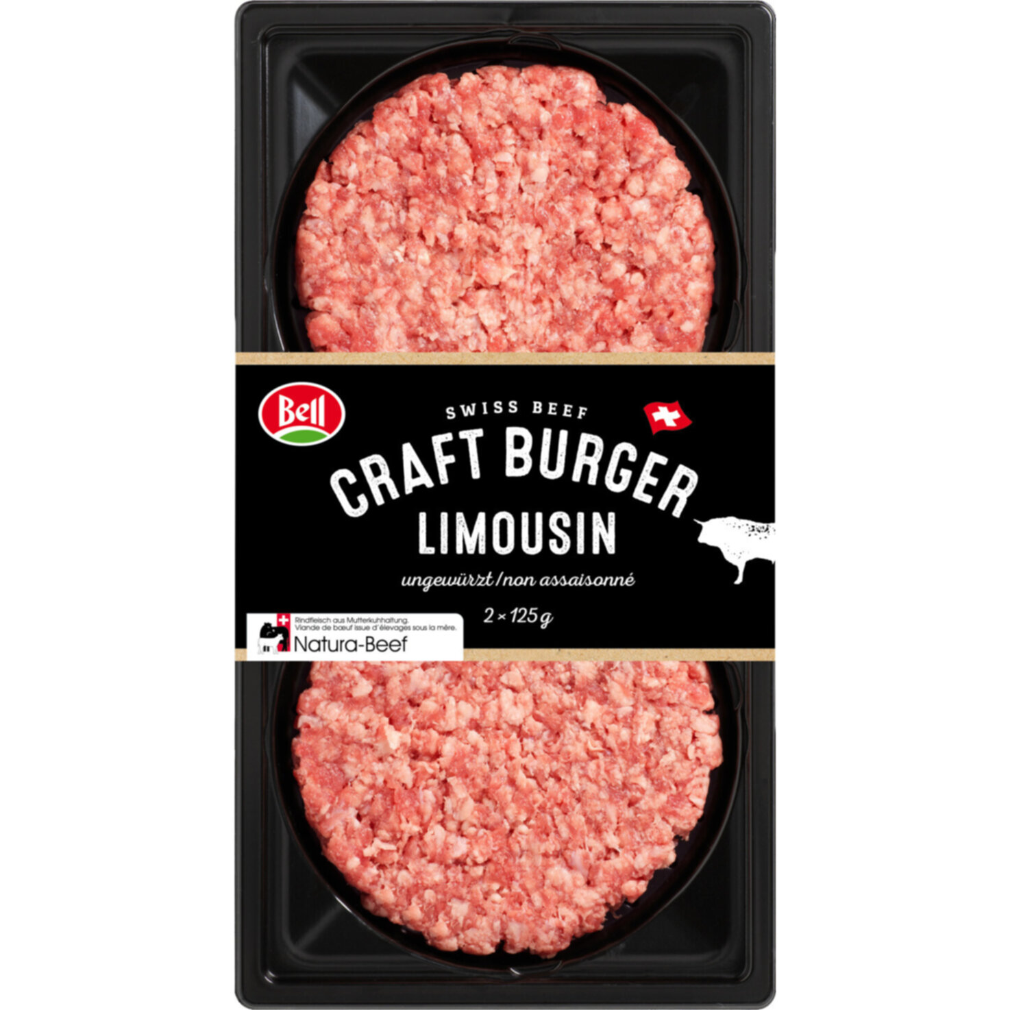 Bell Natura-Beef Burger Limousin 2x125g