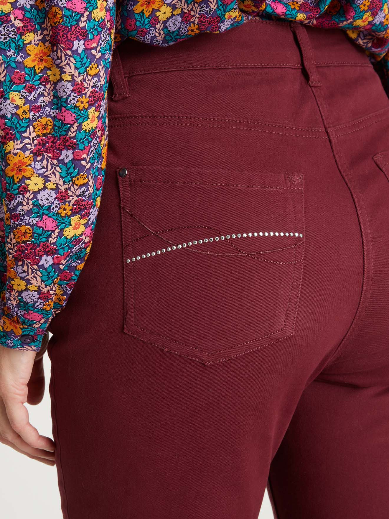 Pantalon 5 poches coupe droite