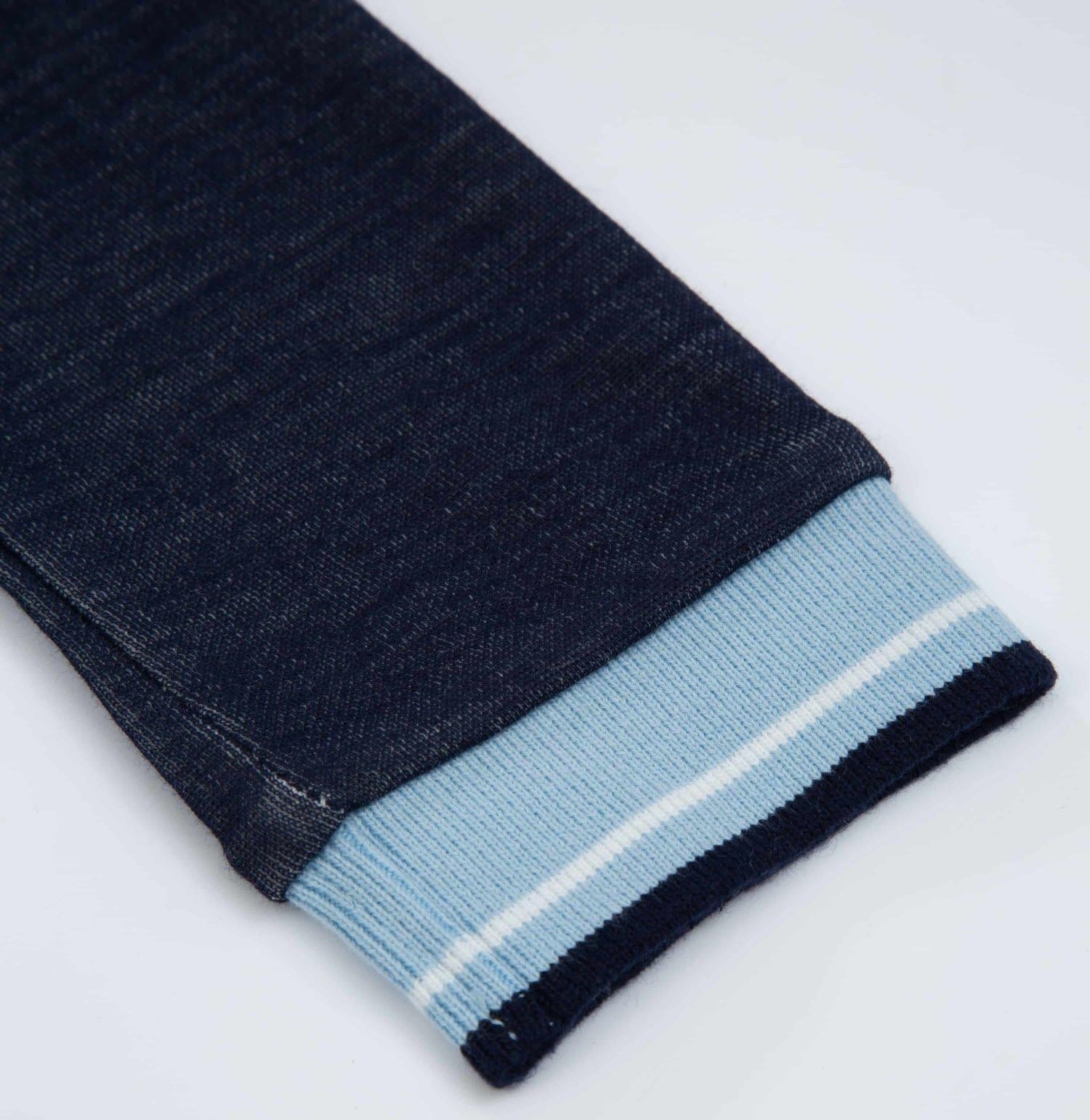 Unstad Top Gutt Blue Ink
