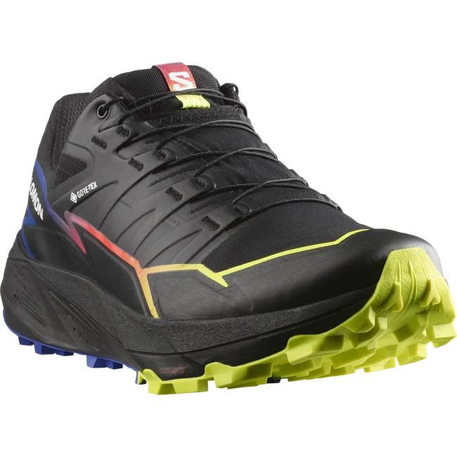 THUNDERCROSS GORE-TEX BLUE FIRE  Trailrunning-Schuhe Unisex Black/SurfTheWeb/SafetyYellow