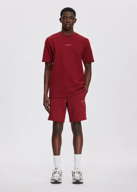 Korte broek met logo rood (ROO.D)