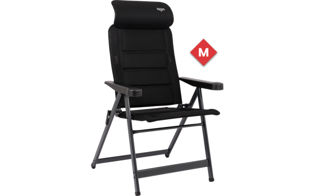 Crespo AP/237-ADC Campingstuhl mit 7-fach verstellbarer Rückenlehne / verstellbarer Kopfstütze