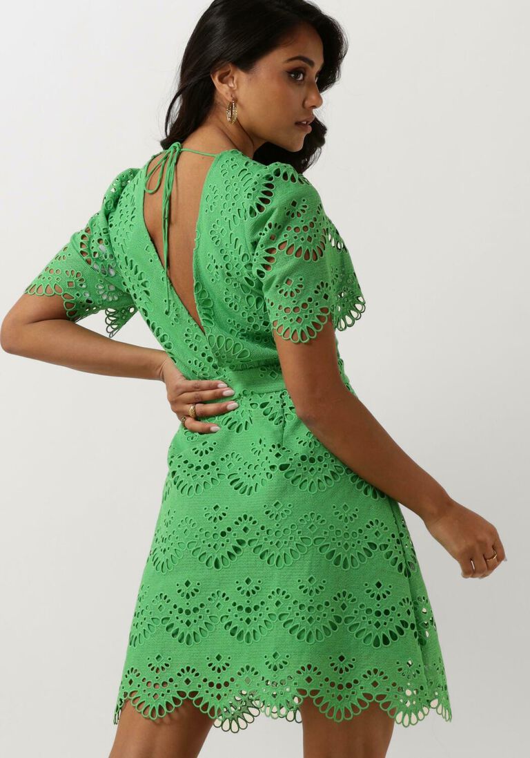 SUNCOO groene suncoo mini jurk chirel