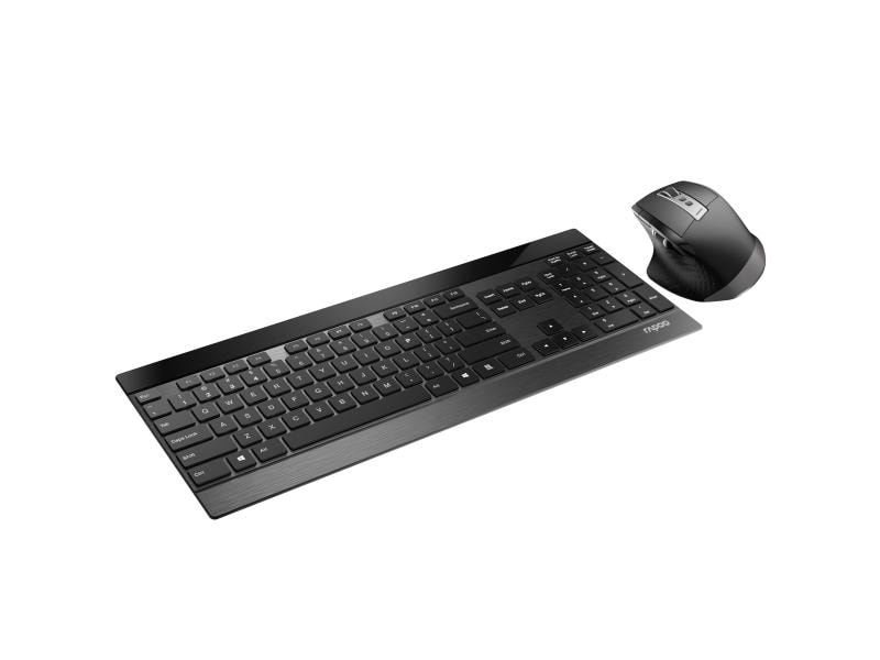 Rapoo Tastatur-Maus-Set 9900M Multi-Mode Kabelloses Multi-Mode Maus-Tastatur-Set