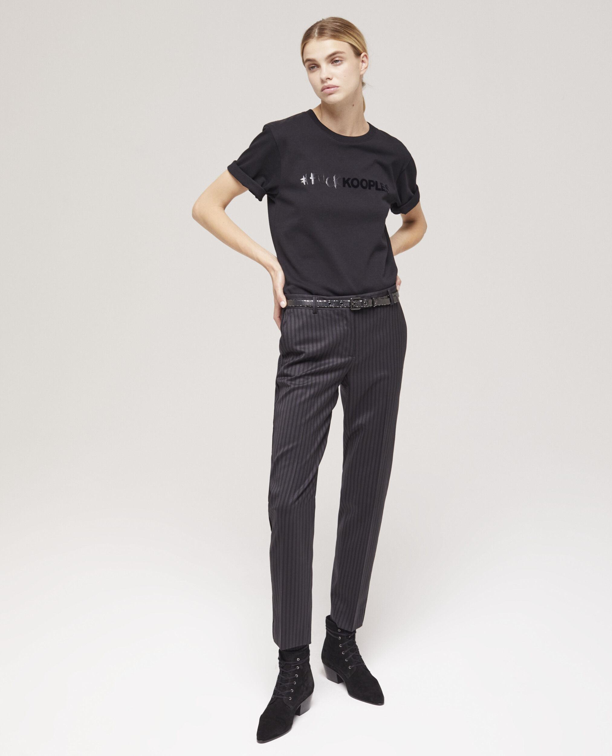 T-shirt logo noir