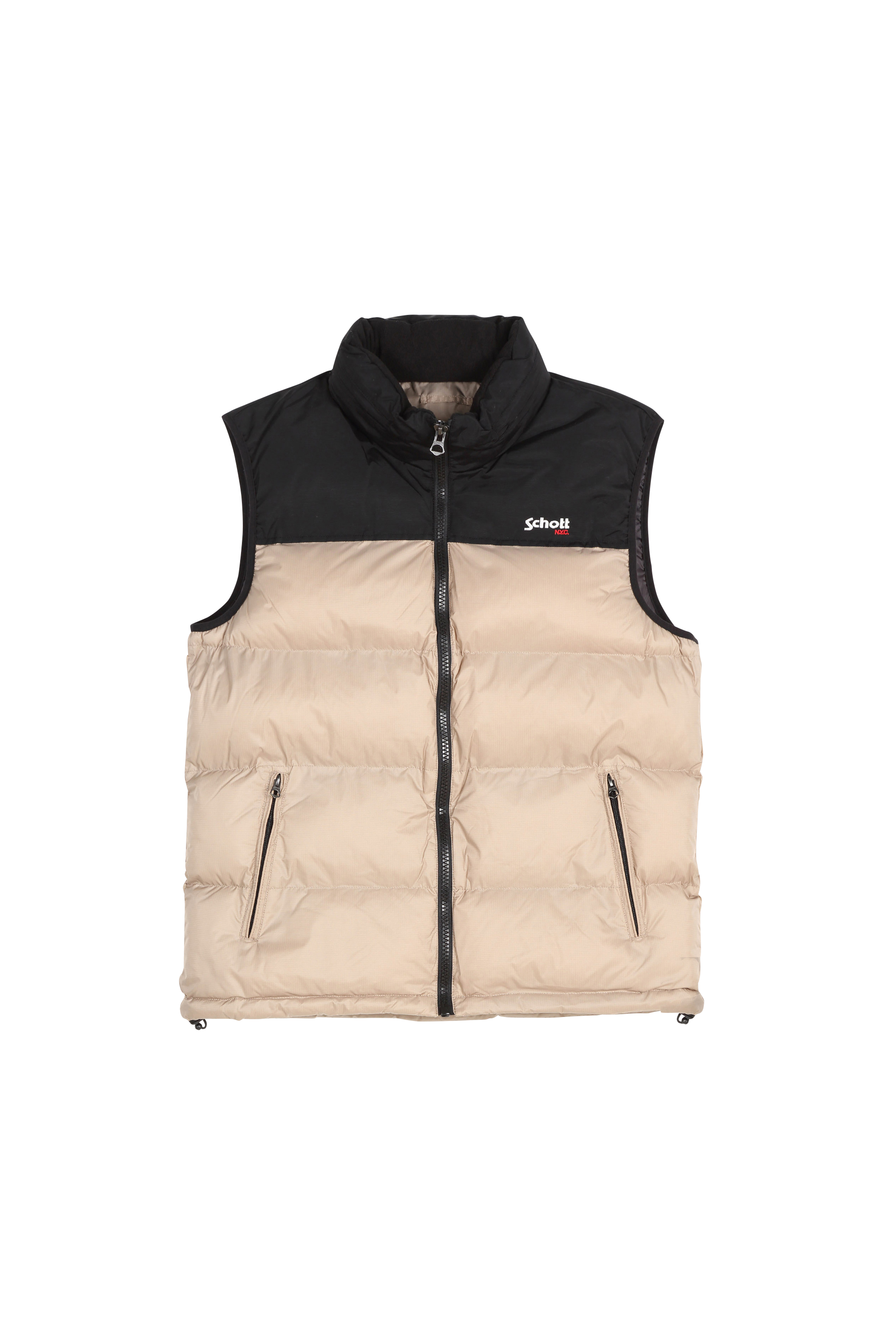 SCHOTT Doudoune sans manches UTAHV Beige