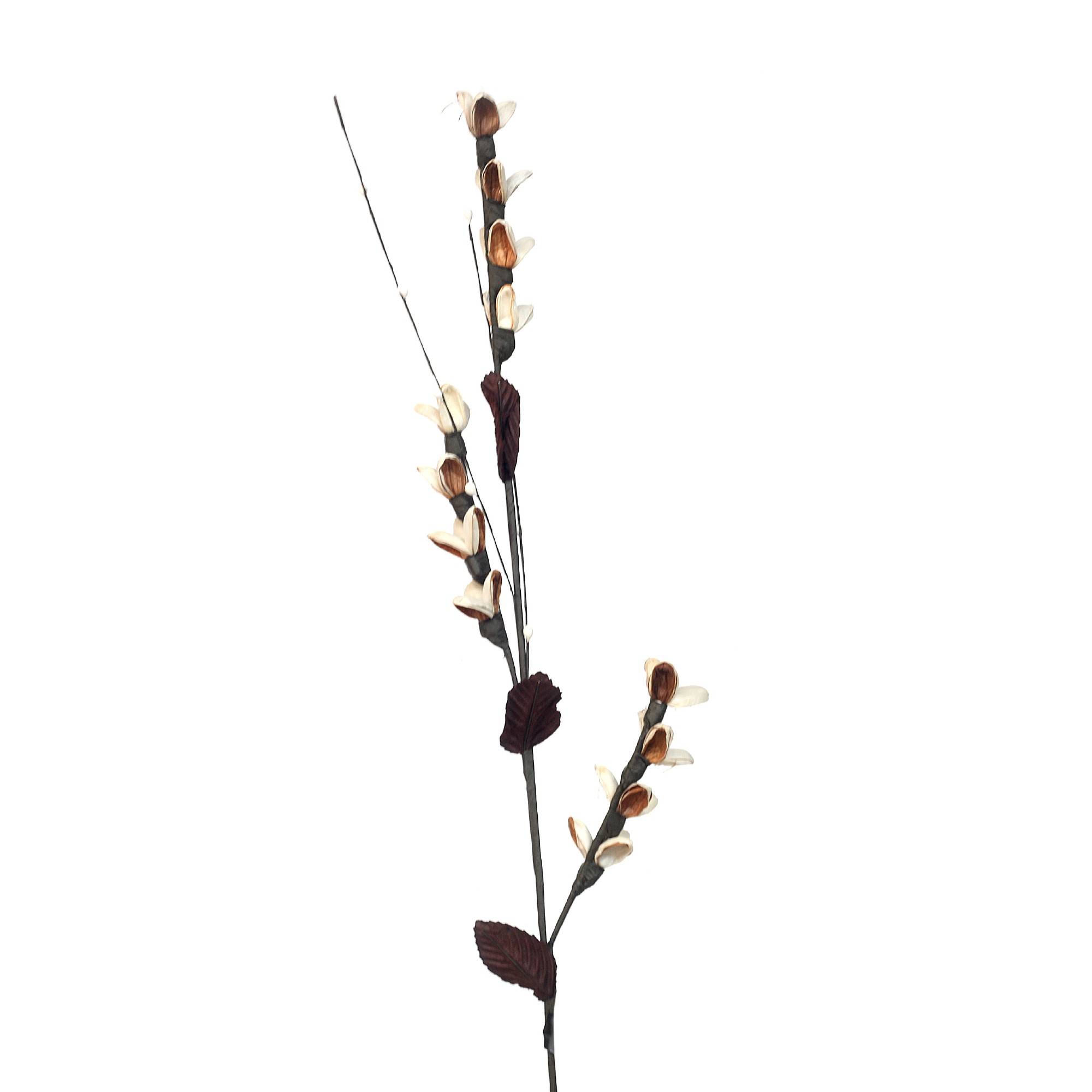 Kunstpflanze 'Weiße Magnolien', L 90 cm von fischer's lagerhaus