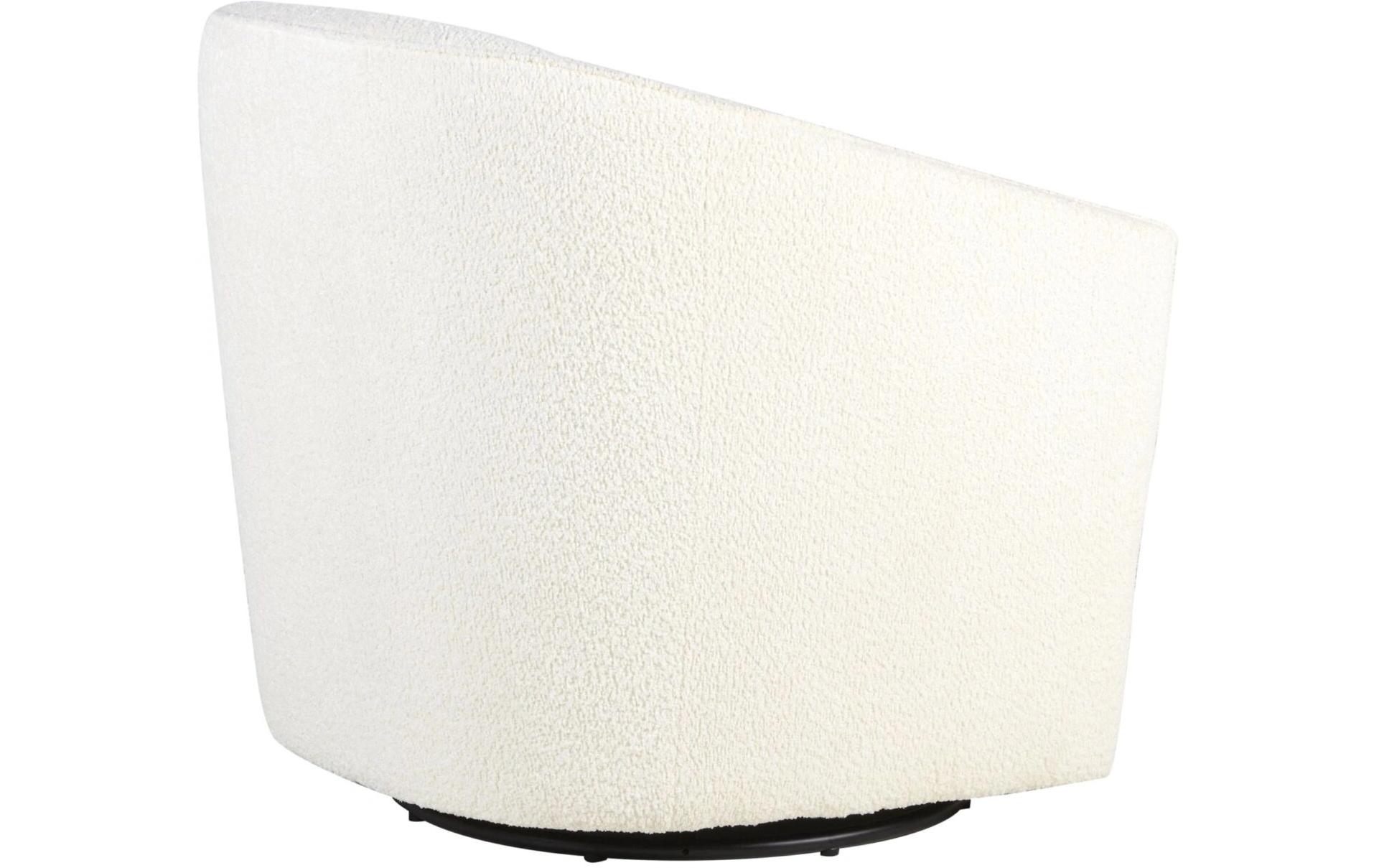Dreh- und Gleitsessel Gomi Cream<br>Gemütlicher Sessel