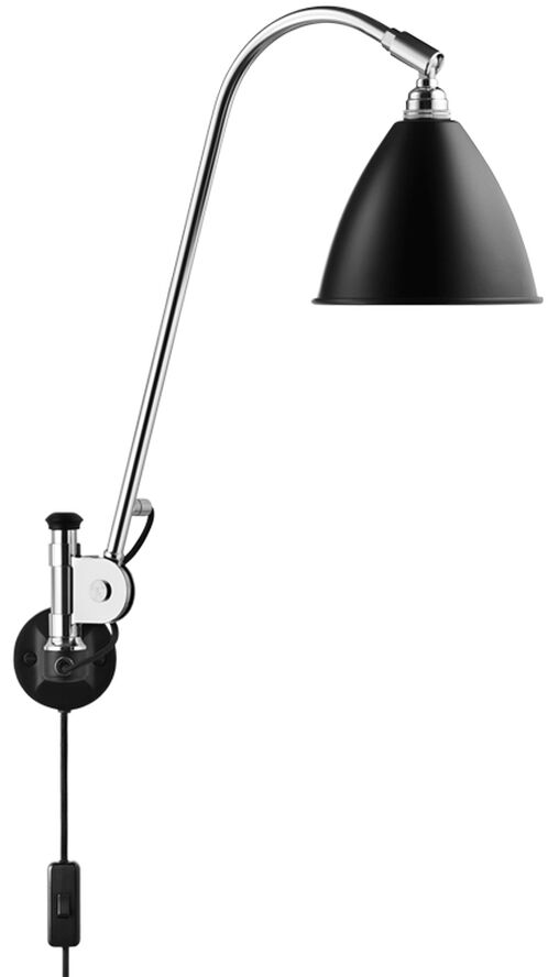 Gubi Bestlite BL6 væglampe Sort, krom