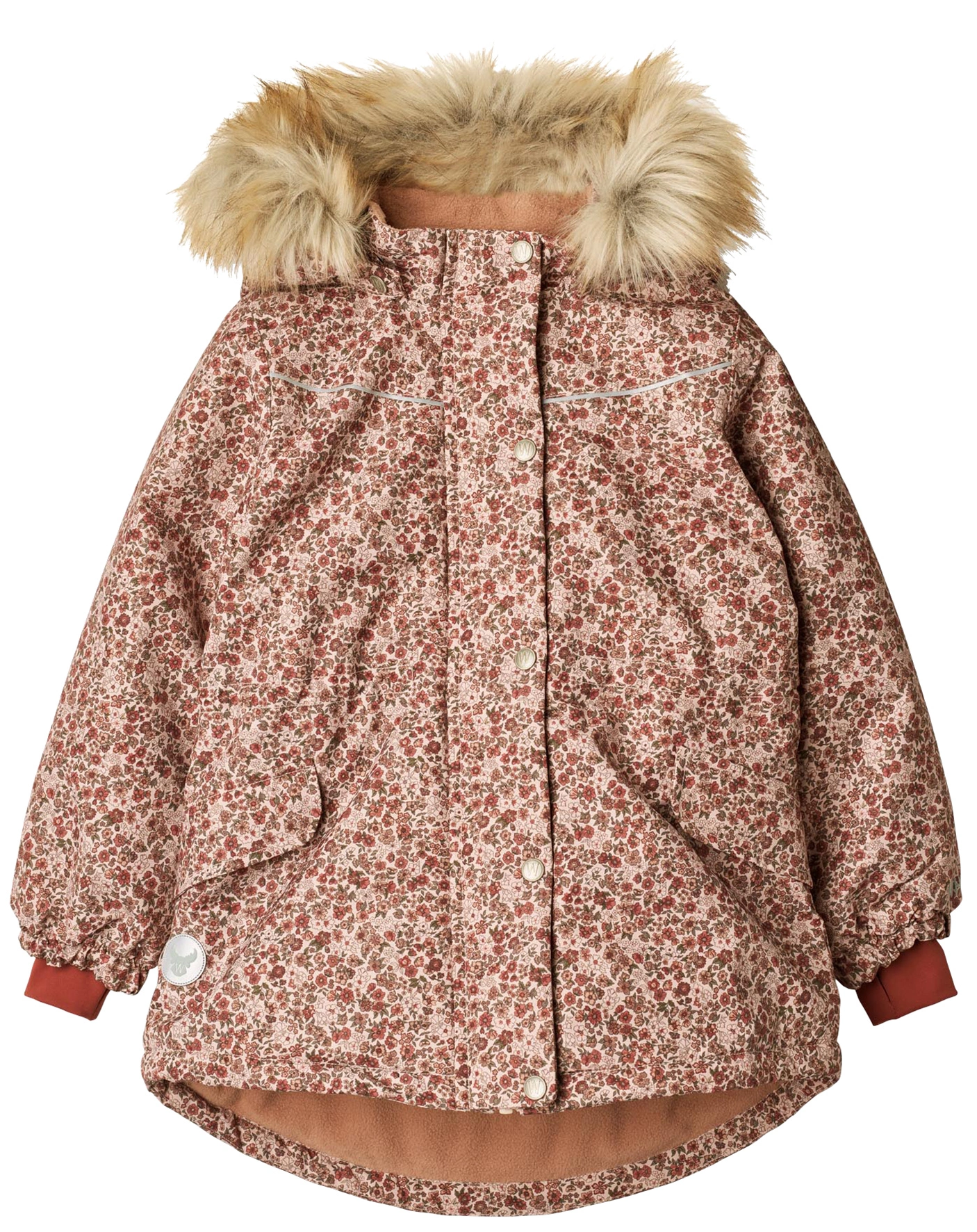 Winterjacke MATHILDE TECH FLOWERS in rose dust