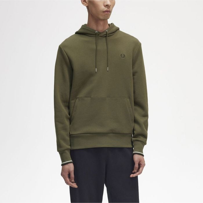 Fred Perry Tipped Hoodie Heren