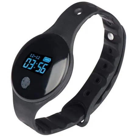 Macma Fitness Armband aus Silikon, schwarz