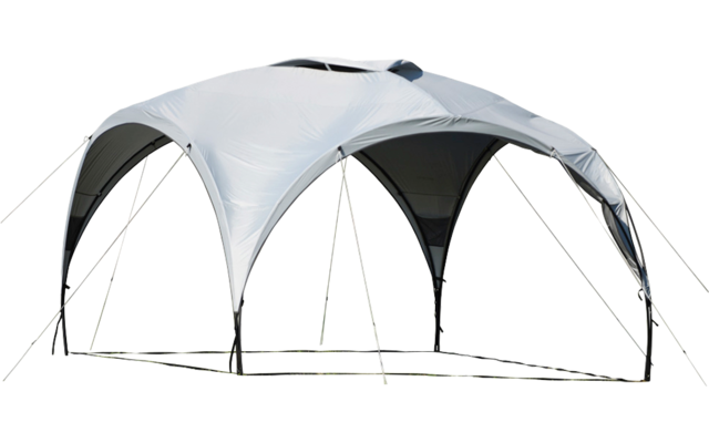 Wecamp Pavillion Sunshade 350 x 350 cm weiß grau