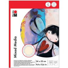 Bloc à dessin 'Mixed Media', 240 x 320 mm, 300 g/m2
