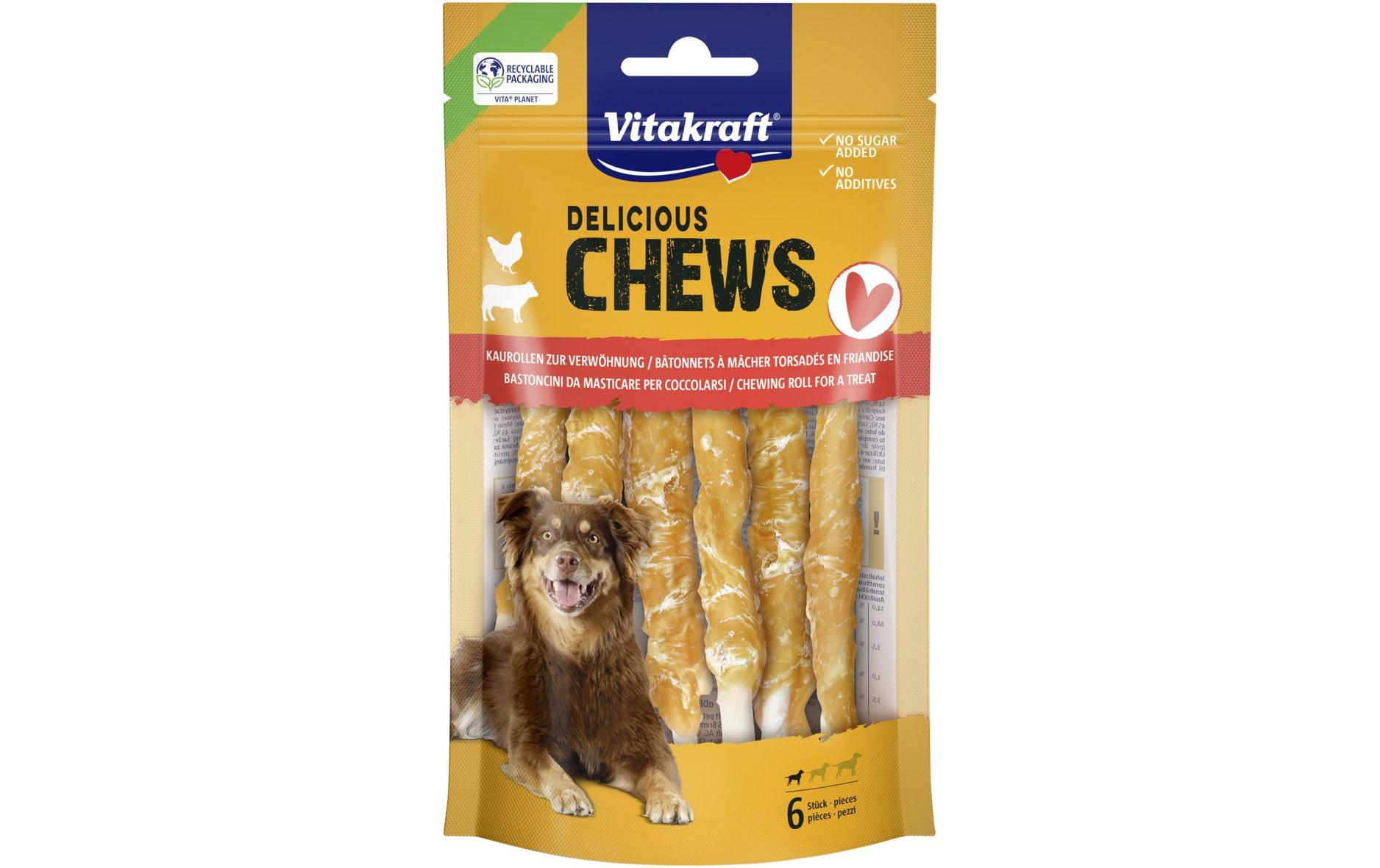 Kaurolle Deli Chews Chicken, 6 Stk.Kauspass für grosse Hunde