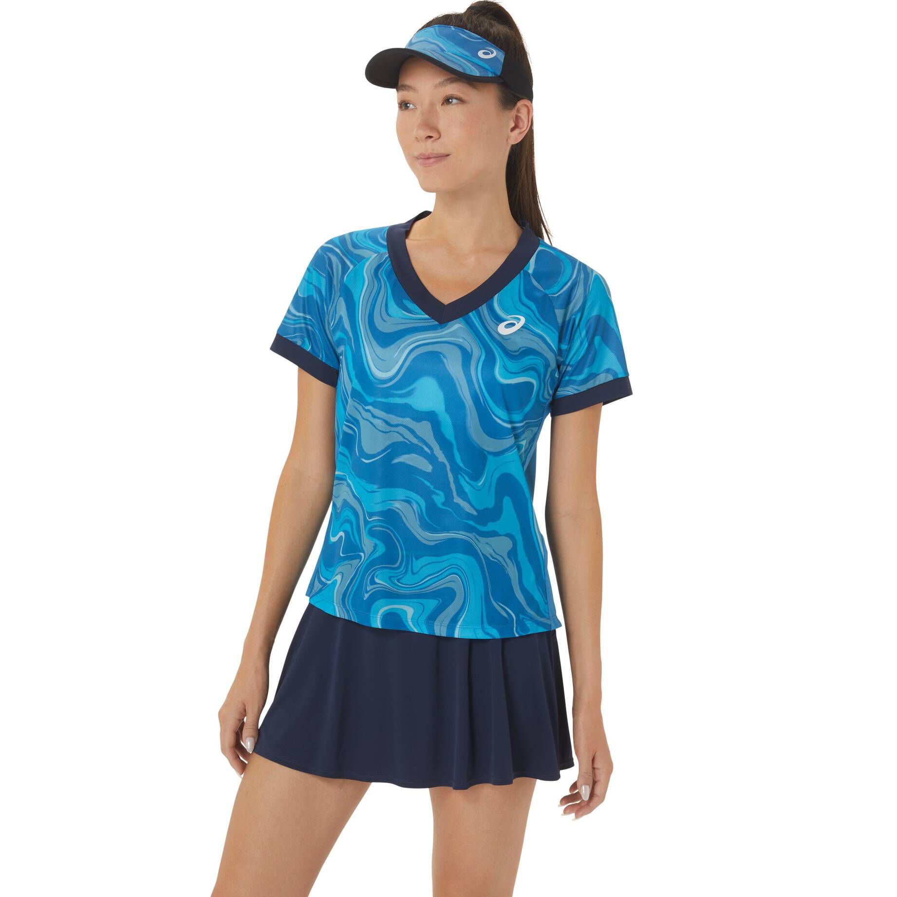 Asics| Damen Tennisshirt MATCH GRAPHIC