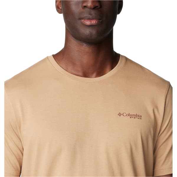 T-shirt COLUMBIA NORTH CASCADES SHORT SLEEVE TEE CANOE/CSC BOX LOGO GRAPHIC