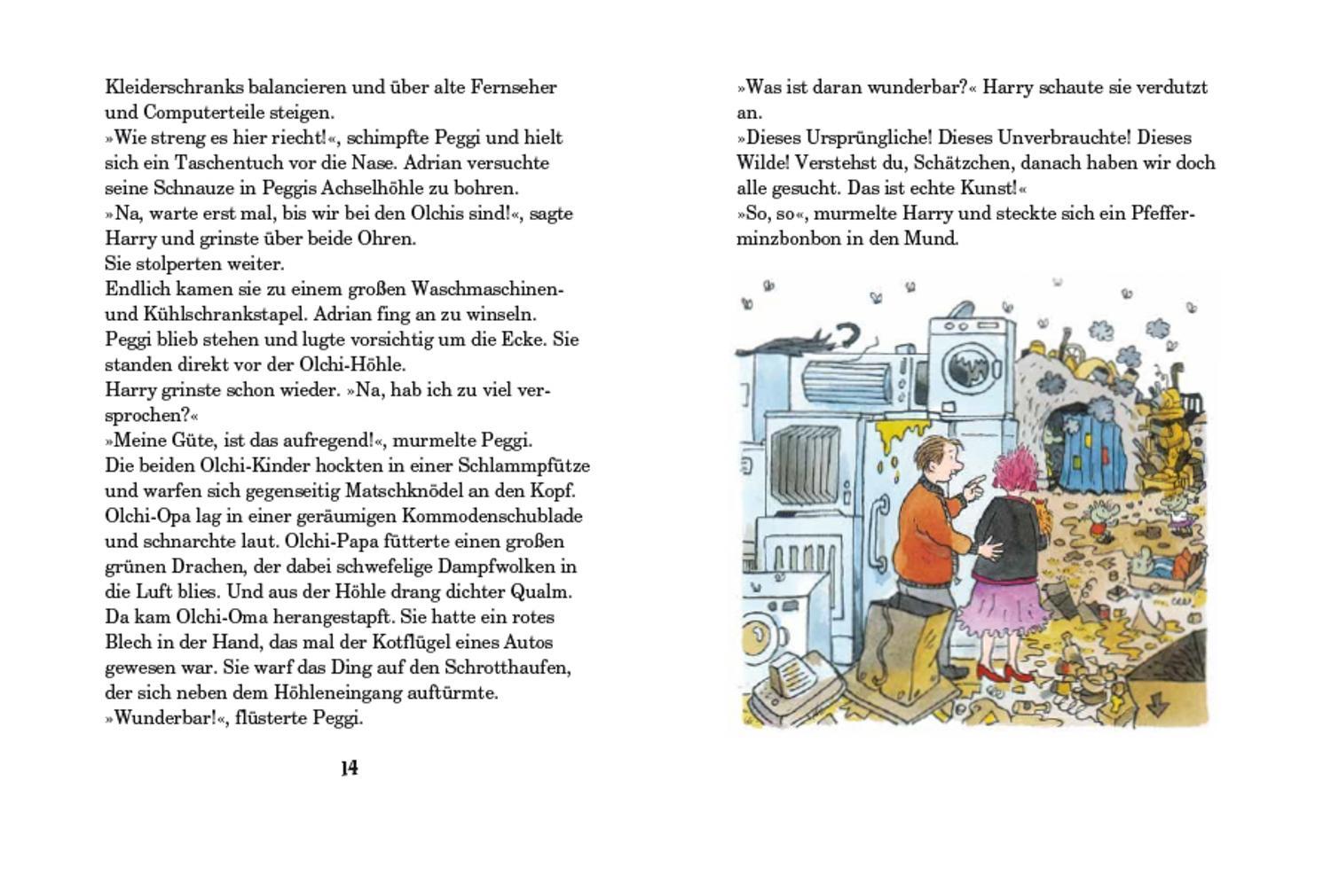 Die Olchis fliegen zum Mond / Die Olchis-Kinderroman Bd.2