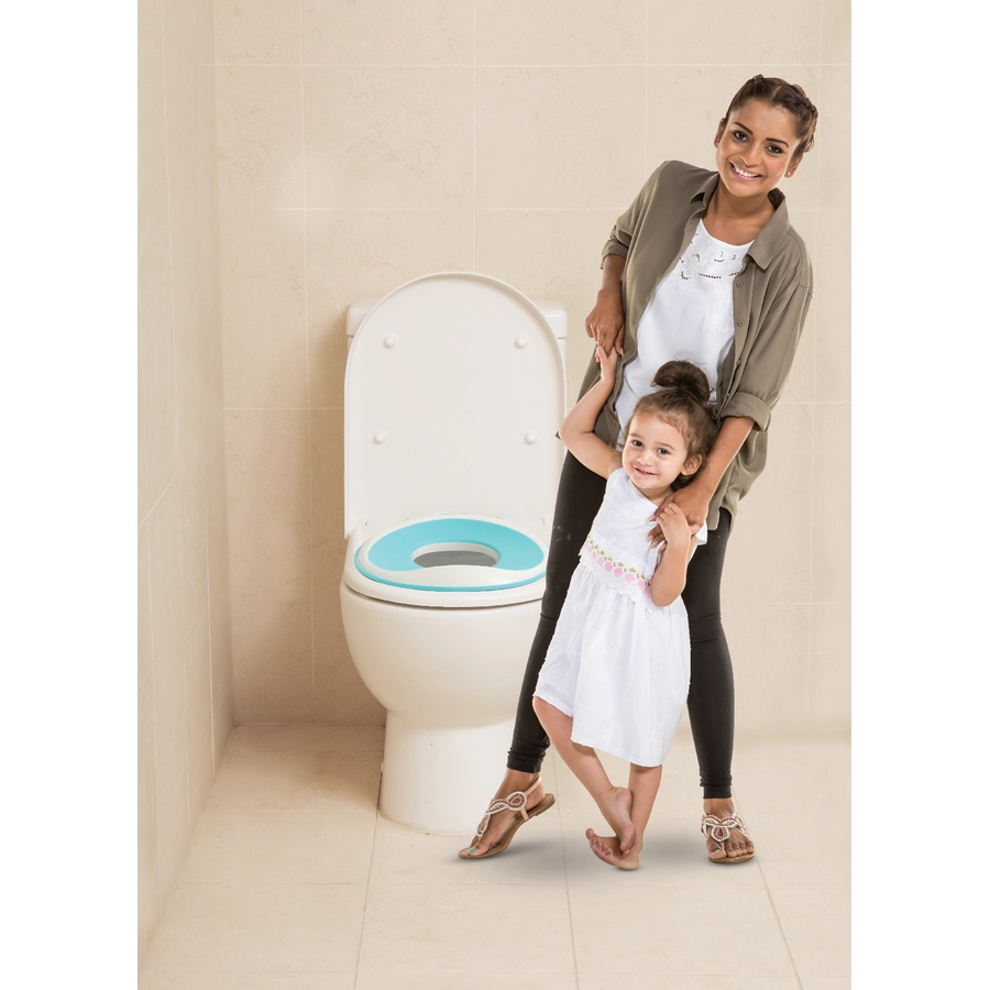 Dreambaby® Toilettensitz mit schlanken Konturren  in aquaweiß