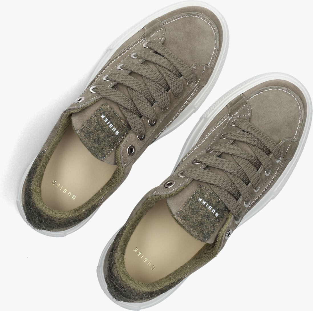 groene nubikk lage sneakers caldera tora