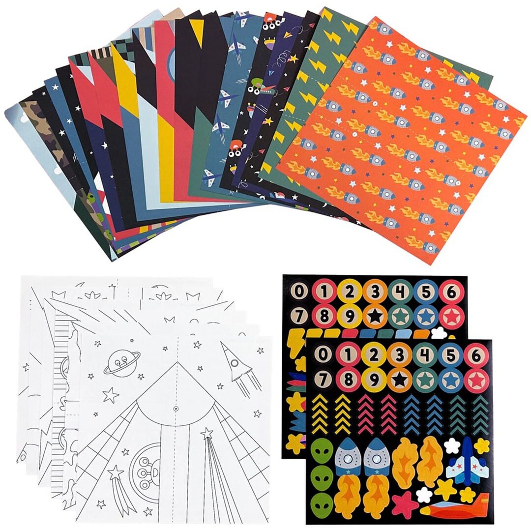Ooly knutselset diy paper airplanes