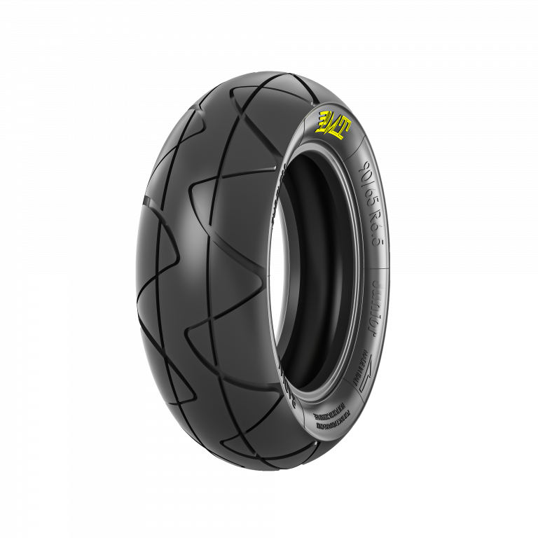 Pneu Tubeless Mi-Route et Slick 11 Pouces (90\/65 - 6,5) PMT  pour Kaabo Wolf Warrior (Dualtron Thunder, Ultra, Rion, Z11X, VSETT 11+)