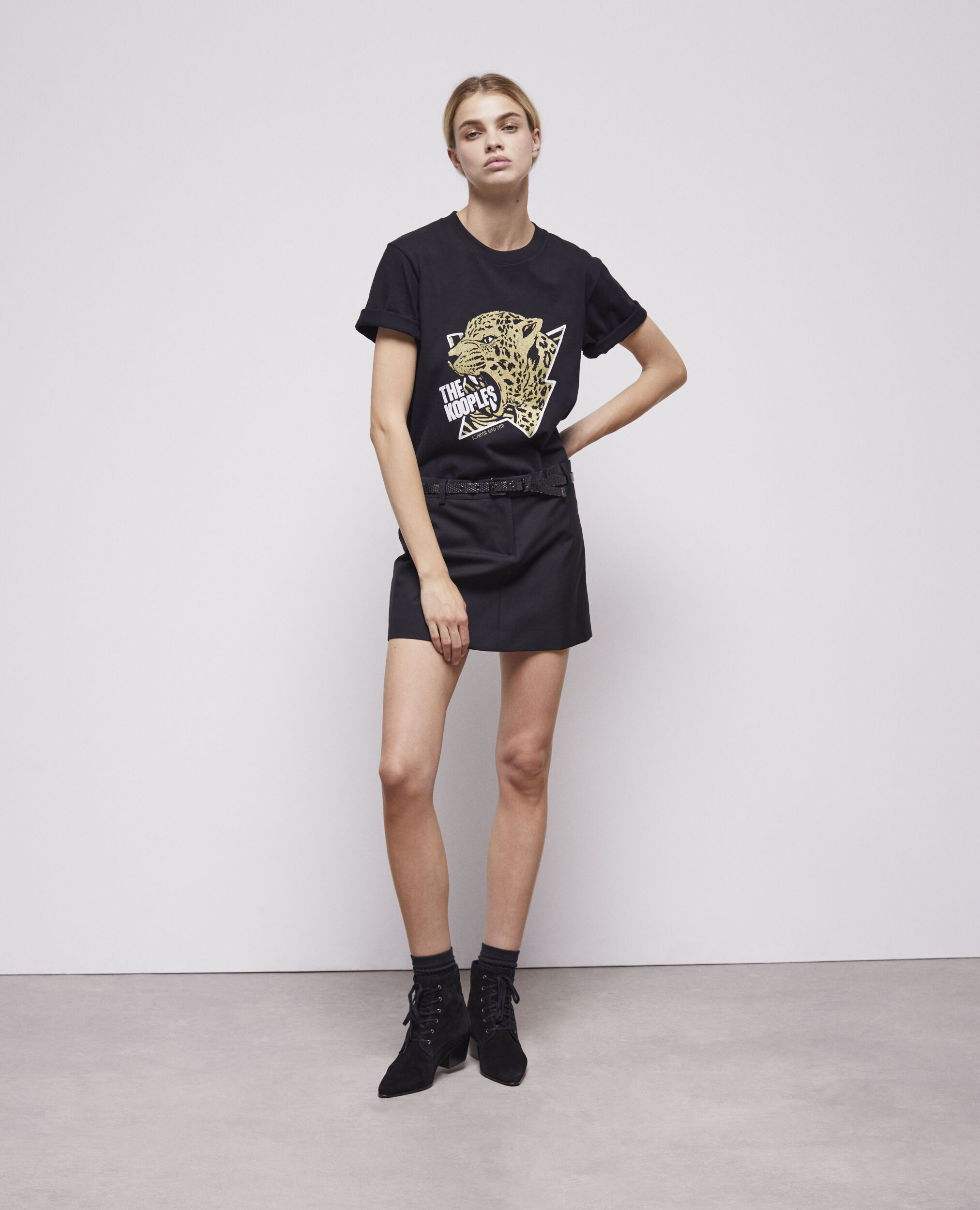 T-shirt sérigraphié tigre