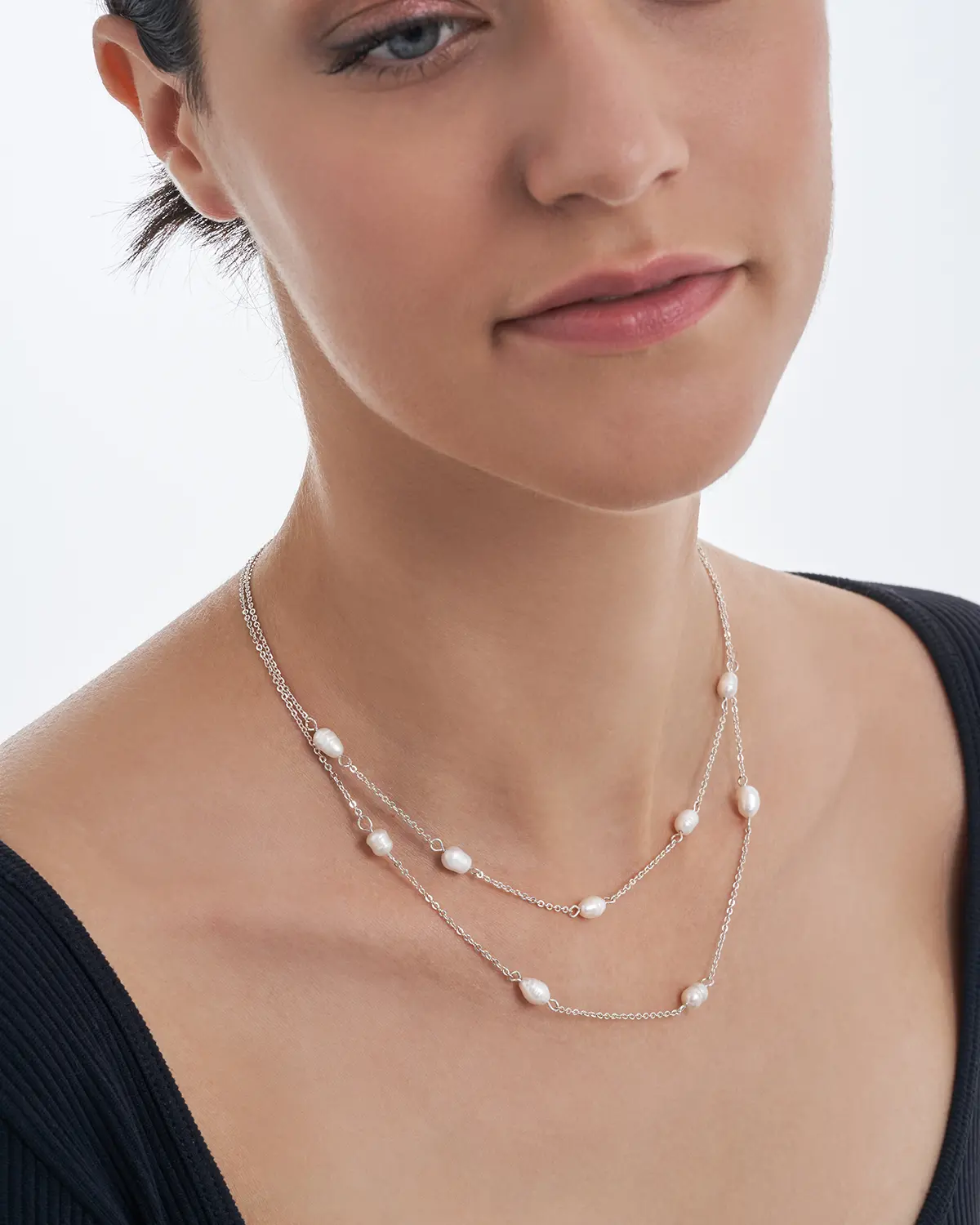 Layering Kette - Ocean Pearls