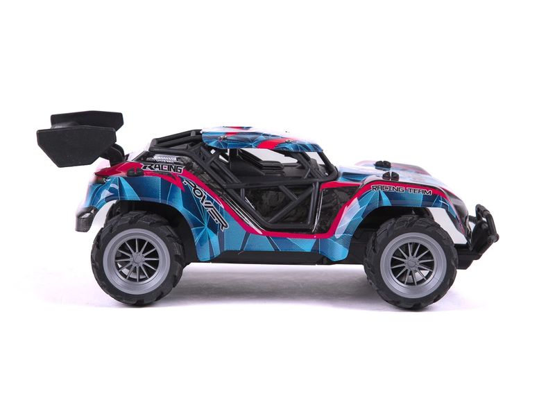 TEC-TOY Buggy Speed Racing Blau/Pink, 1:18 Akku-Betriebenes RC Auto für Kinder ab 6 Jahren
