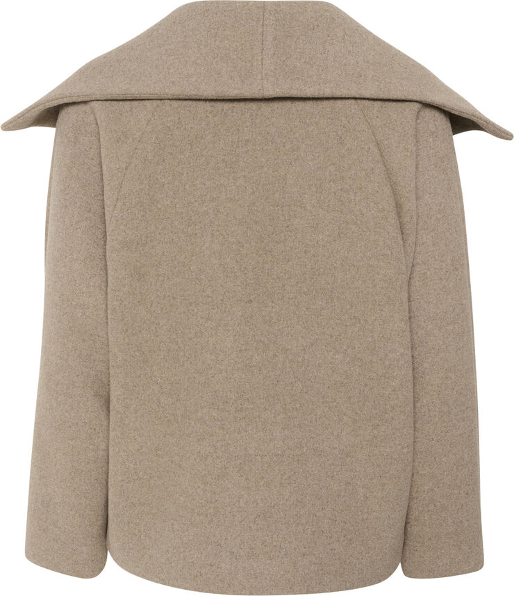InWear PerryIW Short Coat Sandy grey melange