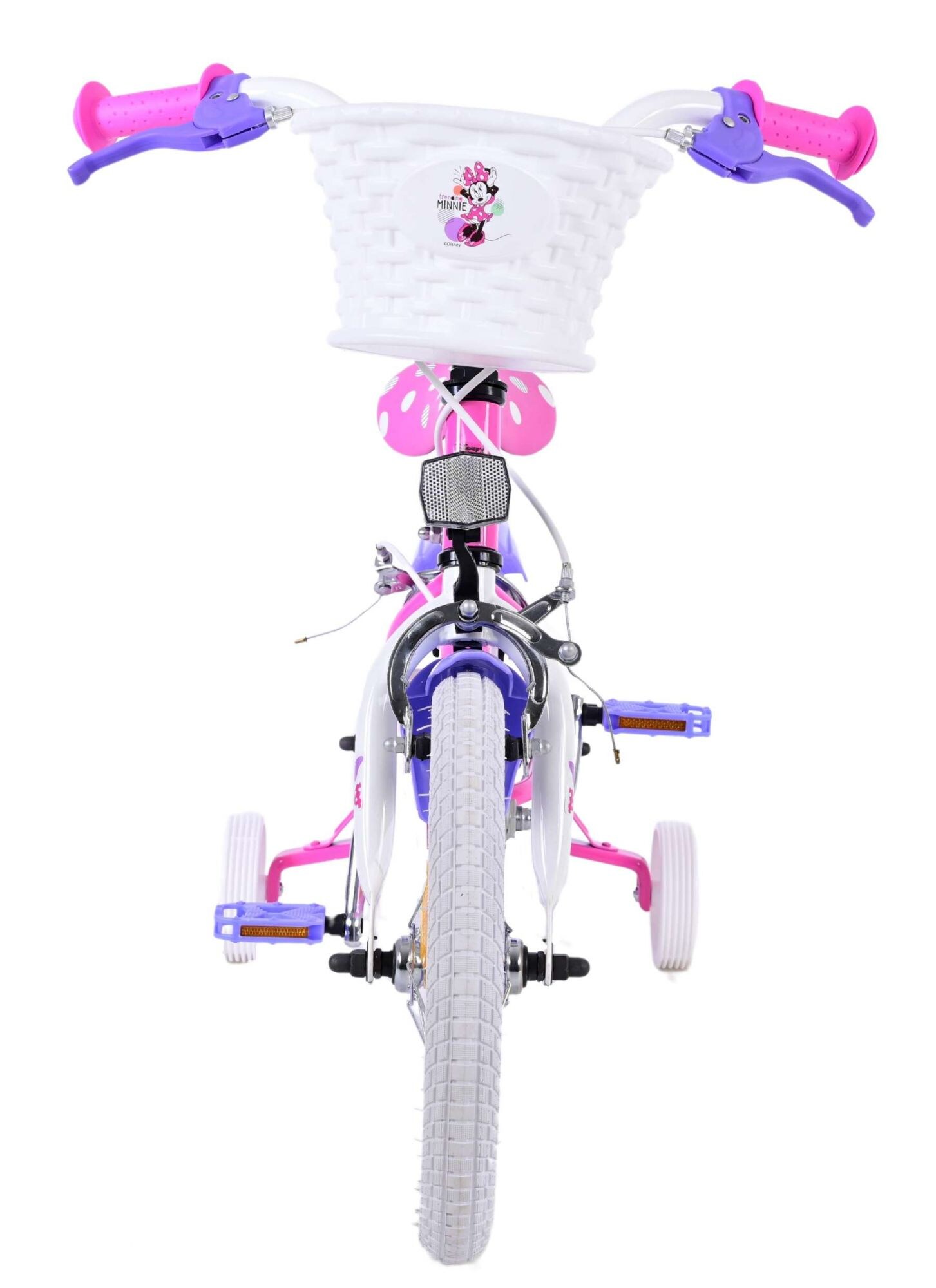 Kinderfahrrad Disney Minnie für Mädchen 14 Zoll Kinderrad in Rosa