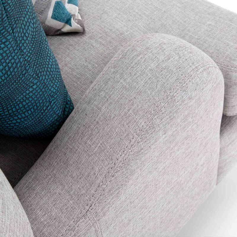 Rosalie 93" Recessed Arm Sofa