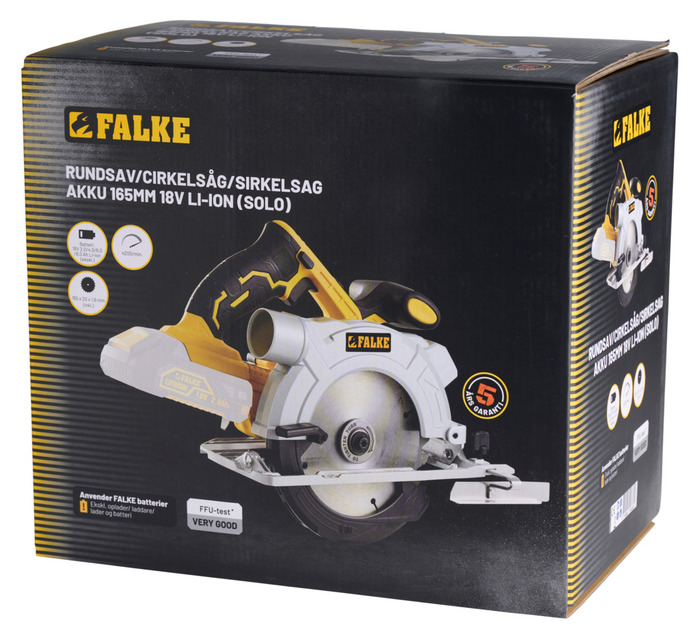 Falke akku rundsav 165 mm