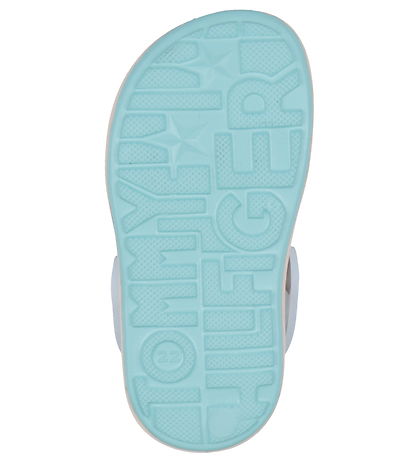 Tommy Hilfiger Sandalen - Bequem - Pink/Light Blue