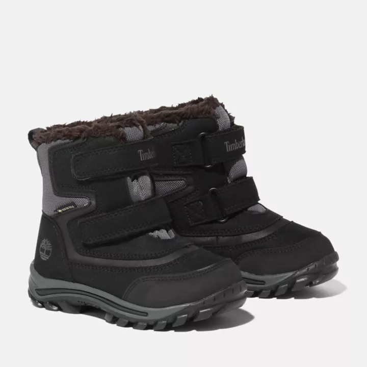 Bottines d'hiver imperméables Chillberg pour tout-petit en noir