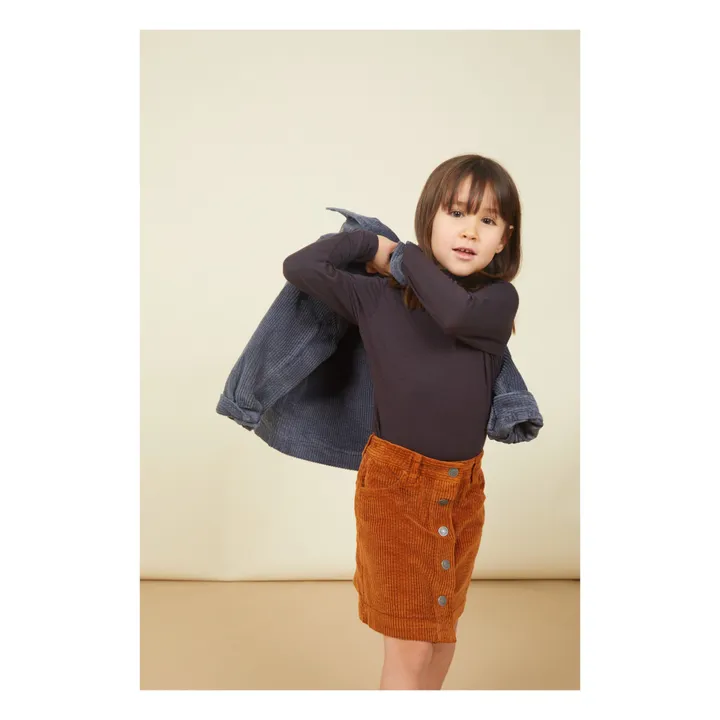 SMALLABLE BASICS Col Roulé Fille Manches Longues Jersey Laine | Noir
