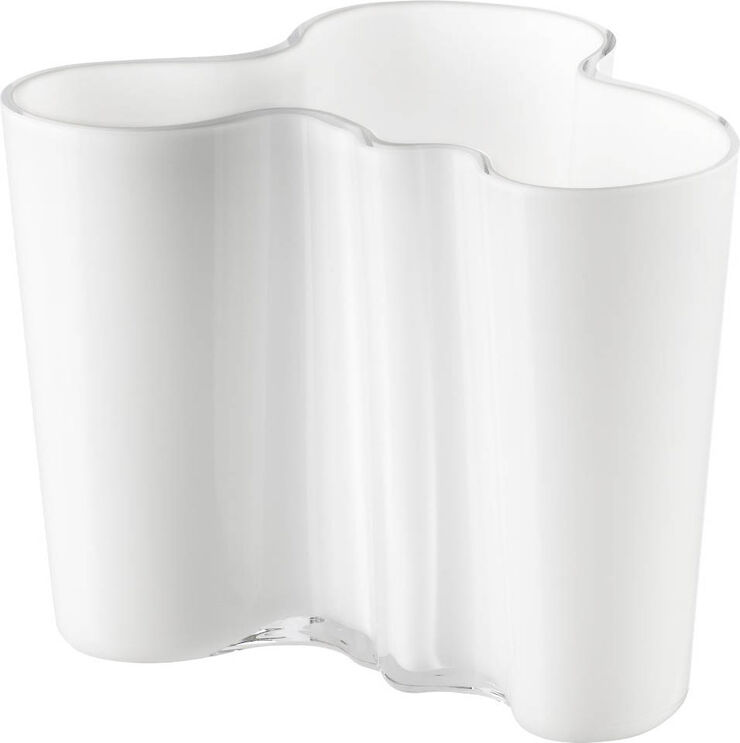 Iittala Aalto 12 cm. vase opal Hvid