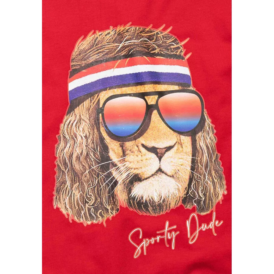 MINOTI Longsleeve „Sporty Dude“ Rot