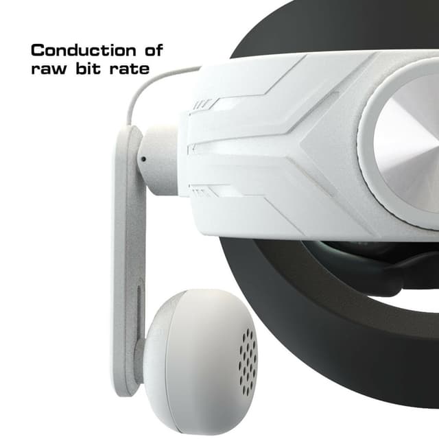 Hovedtelefon til Meta Quest 2/3 VR Headset 3,5 mm med strækbar klips