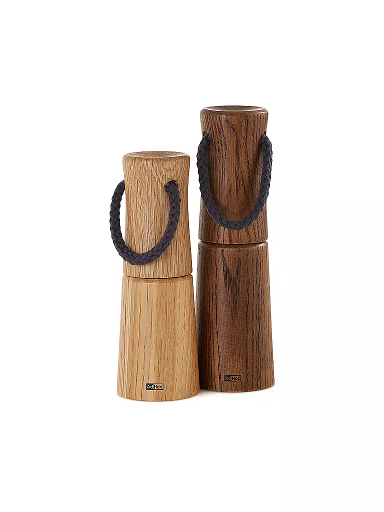 AD HOC Salz- /Pfeffermühle 20cm YASO Eiche / Dunkel braun