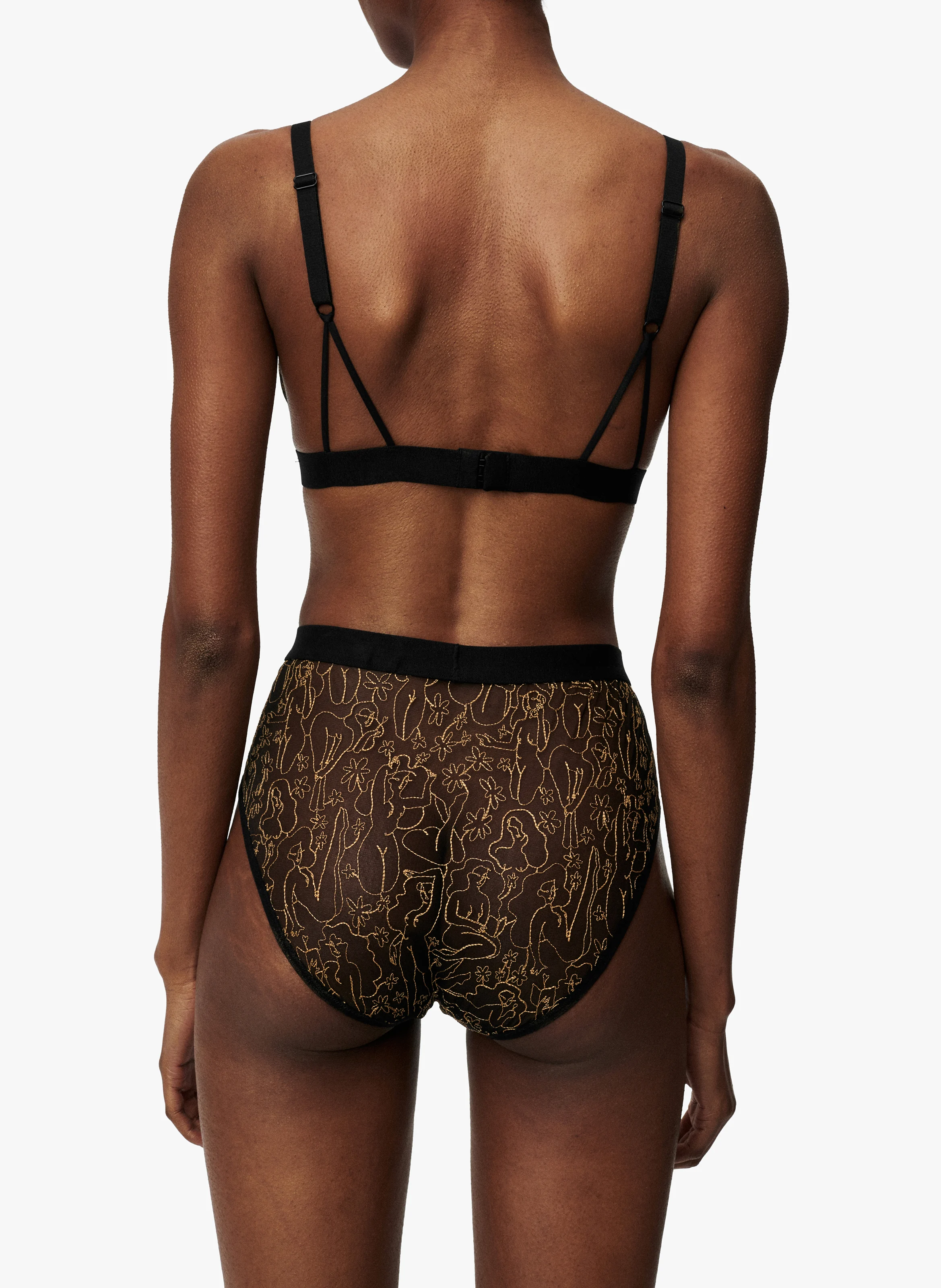 SAY MY NAME - Soutien-gorge en dentelle | Noir