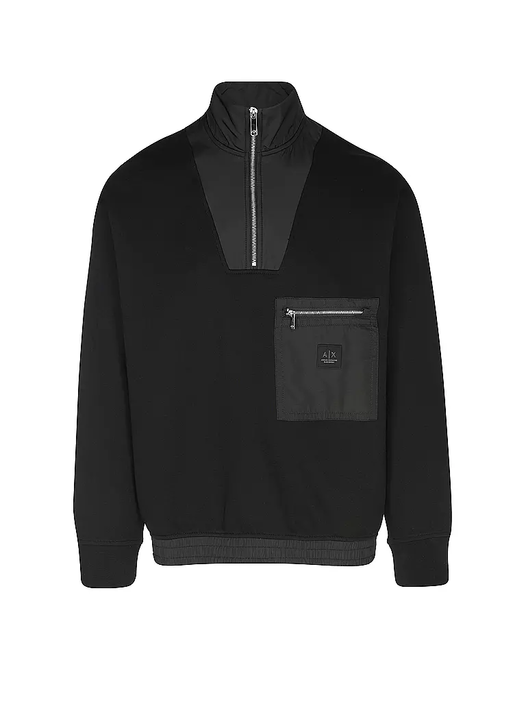 ARMANI EXCHANGE Troyer Sweater  schwarz