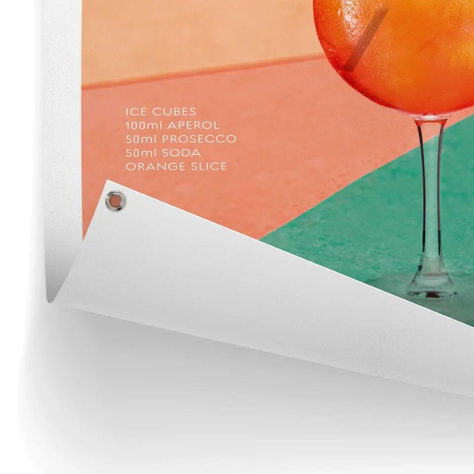 Tuinposter Aperol Time - 80x60cm - Oranje