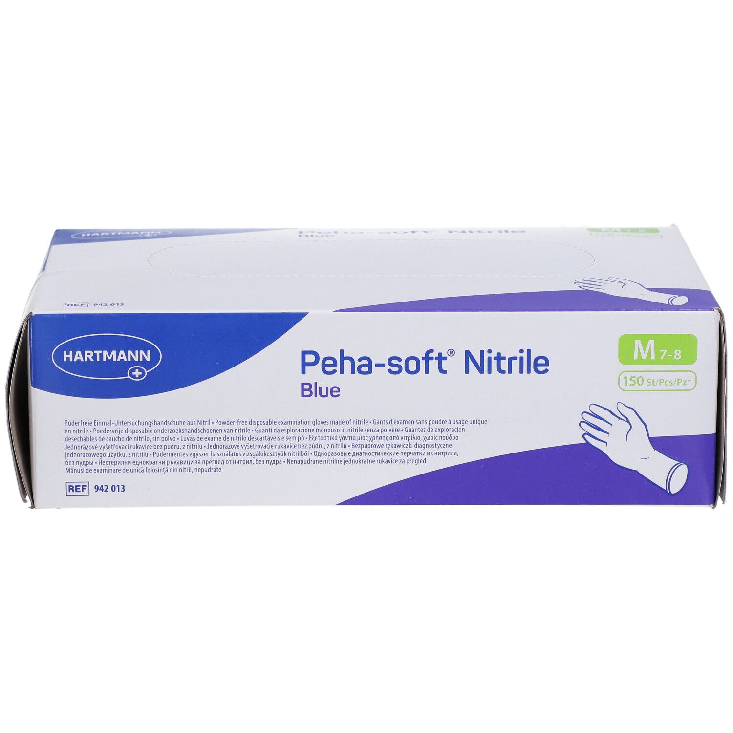 Peha-soft® nitrile blue puderfrei M