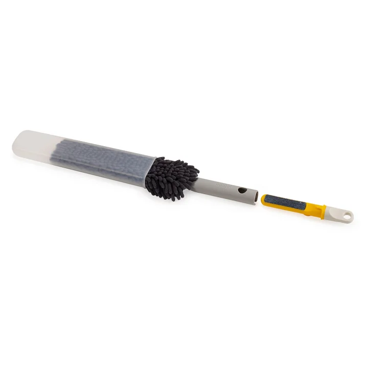 Joseph Joseph - CleanTech 3-in-1 Mikrofaser-Staubwischer, light stone