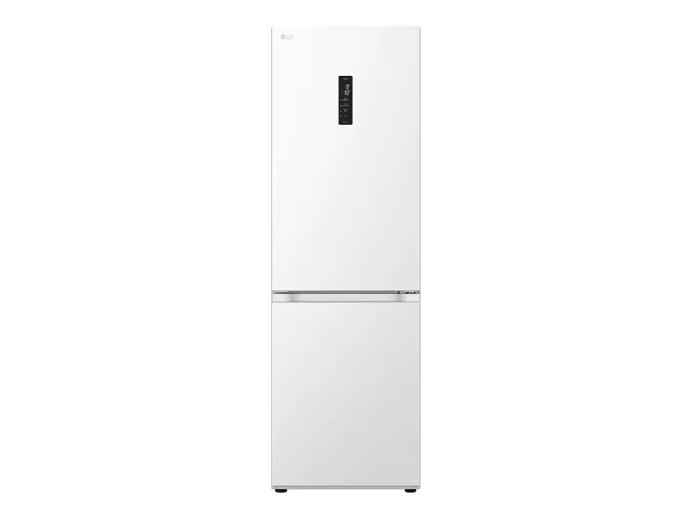LG GBV3100ESW - Køleskab/fryser - bund-fryser - Wi-Fi - bredde: 59.5 cm - dybde: 68.2 cm - højde: 186 cm - 344 liter - Klasse E - superhvid
