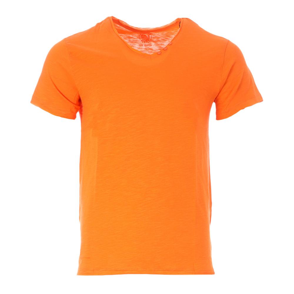 American People T-shirt Orange Homme American People Sunny